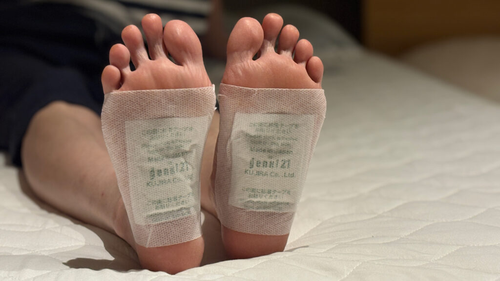 薬草genki21樹液シートEXを実際に使った写真